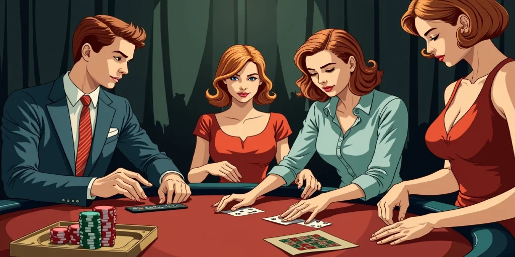 retro photo casino real game in poker